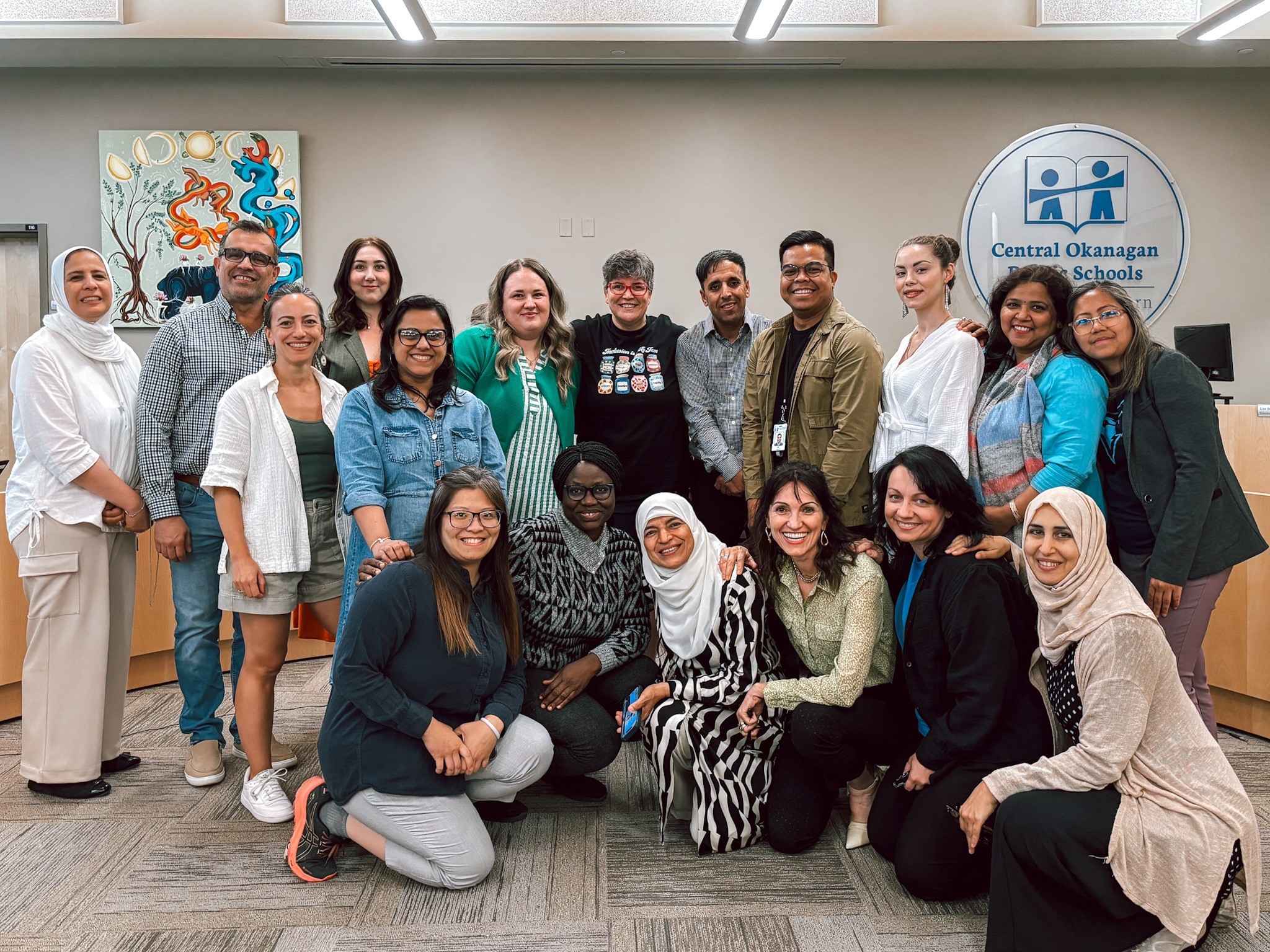 Team picture with Renee